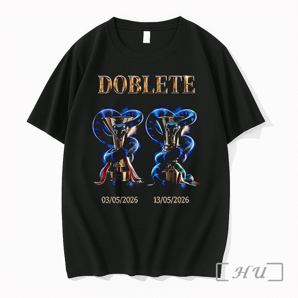 Officials Snake And Cup Inter Milan Fc Doblete Winner - Adult & Kids T-Shirts, Sweatshirts & Hoodies apparel design preview 1