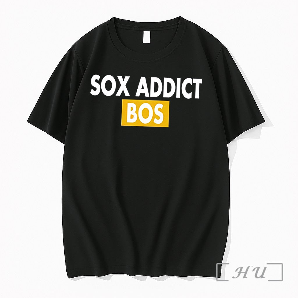 Officials Sox Addict Bos Text Premium Sweater Jpg - Adult & Kids T-Shirts, Sweatshirts & Hoodies apparel design preview 1