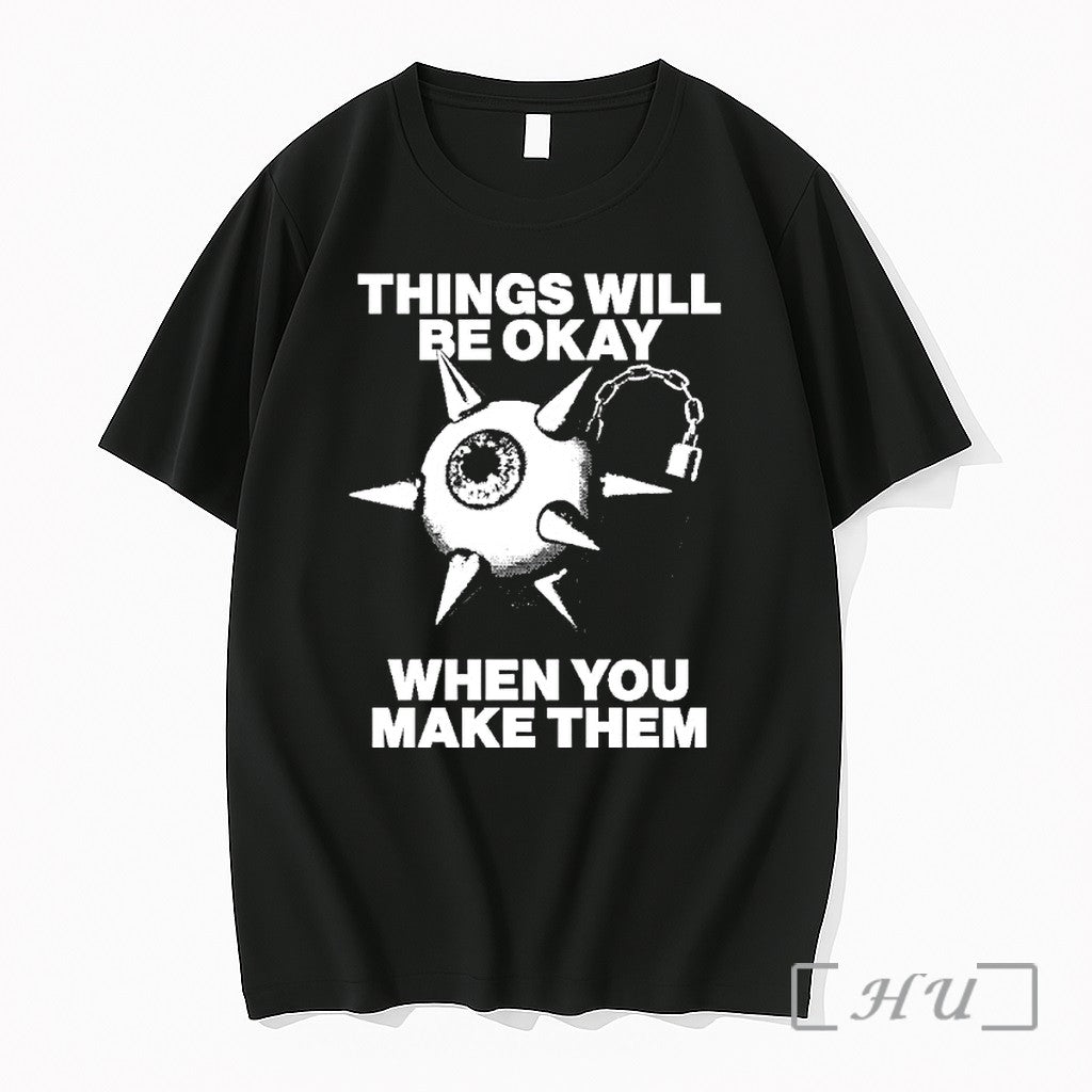 Officials Spiked Mace Things Will Re Okay When You - Adult & Kids T-Shirts, Sweatshirts & Hoodies apparel design preview 1