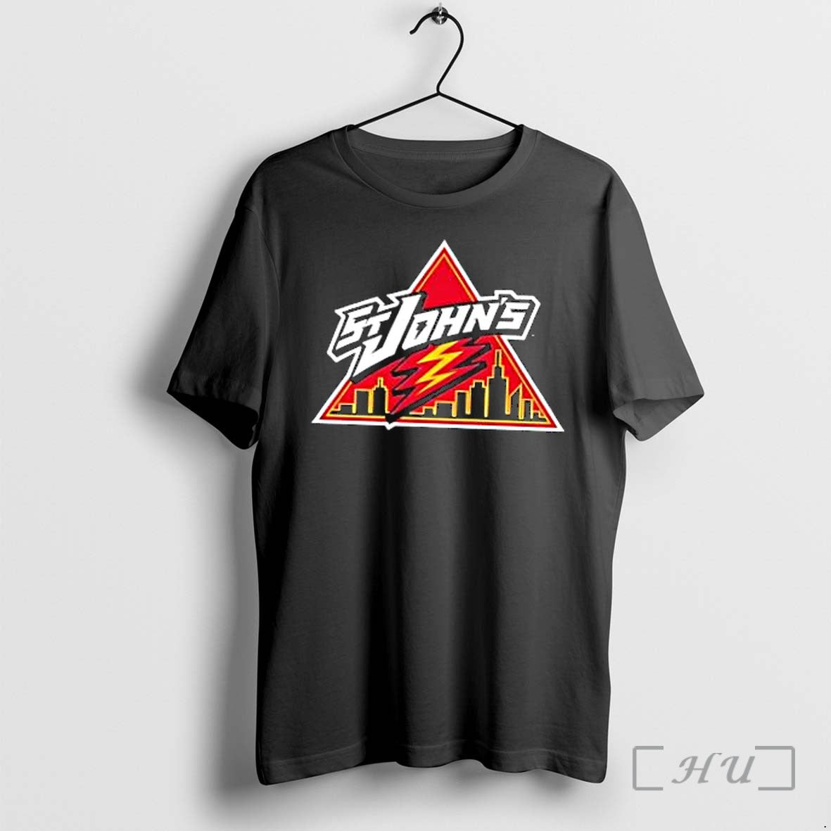 Officials St Johns City Skyline Lightning Bolt - Adult & Kids T-Shirts, Sweatshirts & Hoodies apparel design preview 1