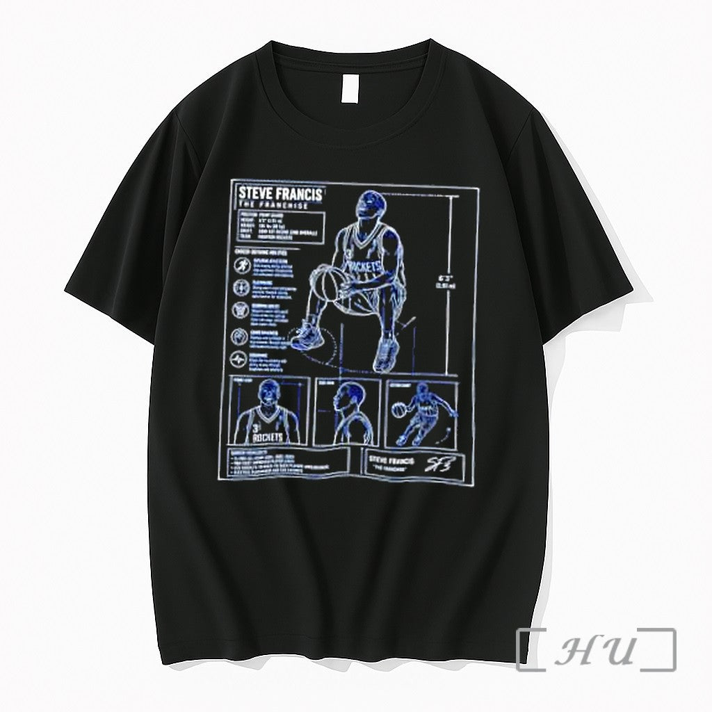 Officials Steve Francis Houston Rockets The Franchise - Adult & Kids T-Shirts, Sweatshirts & Hoodies apparel design preview 1