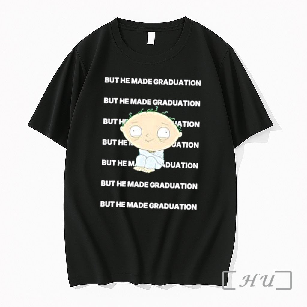 Officials Stewie Griffin But He Made Graduation - Adult & Kids T-Shirts, Sweatshirts & Hoodies apparel design preview 1