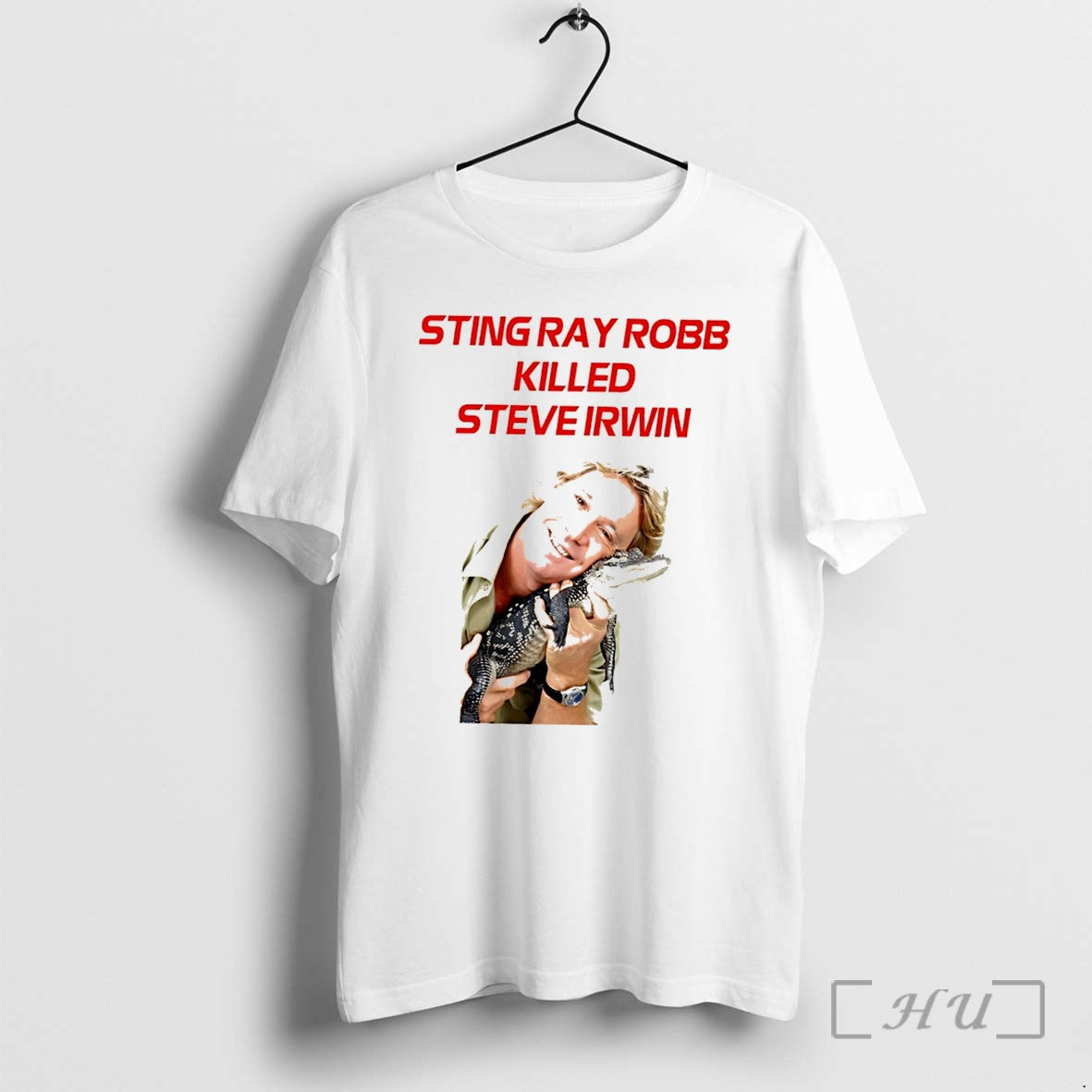 Officials Sting Ray Robb Killed Steve Irwin - Adult & Kids T-Shirts, Sweatshirts & Hoodies apparel design preview 1