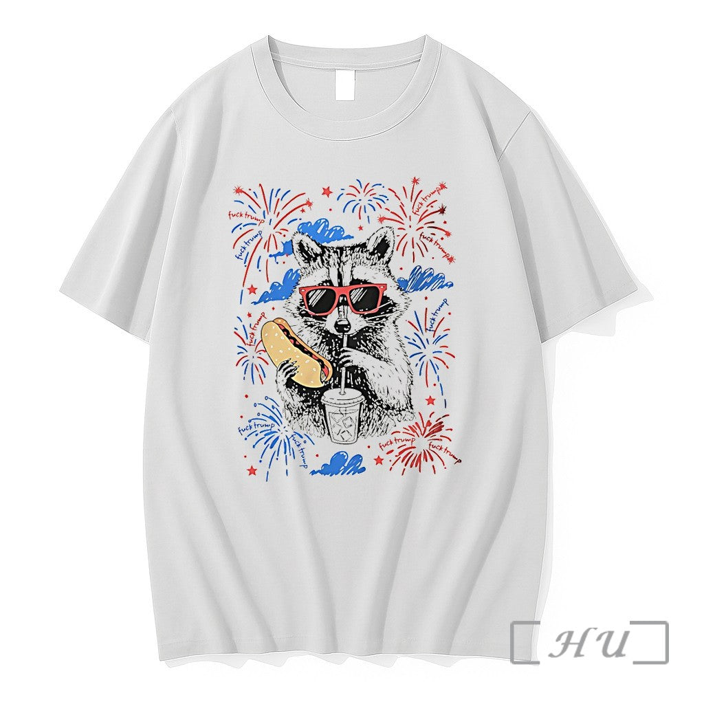 Officials Subtle F Trump Raccoon Fourth Of July Anti - Adult & Kids T-Shirts, Sweatshirts & Hoodies apparel design preview 1