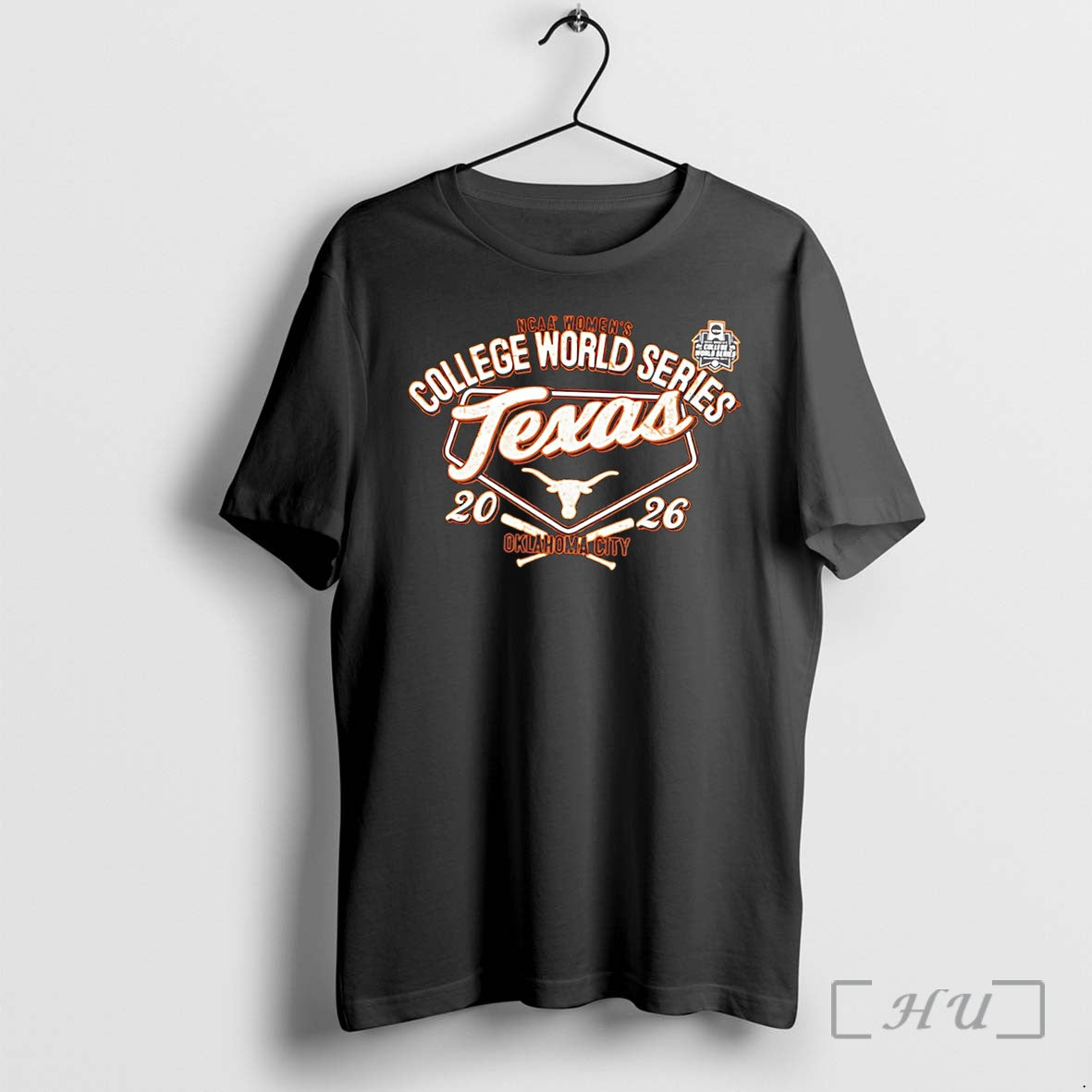 Officials Texas Longhorns 2026 Womens College World - Adult & Kids T-Shirts, Sweatshirts & Hoodies apparel design preview 1