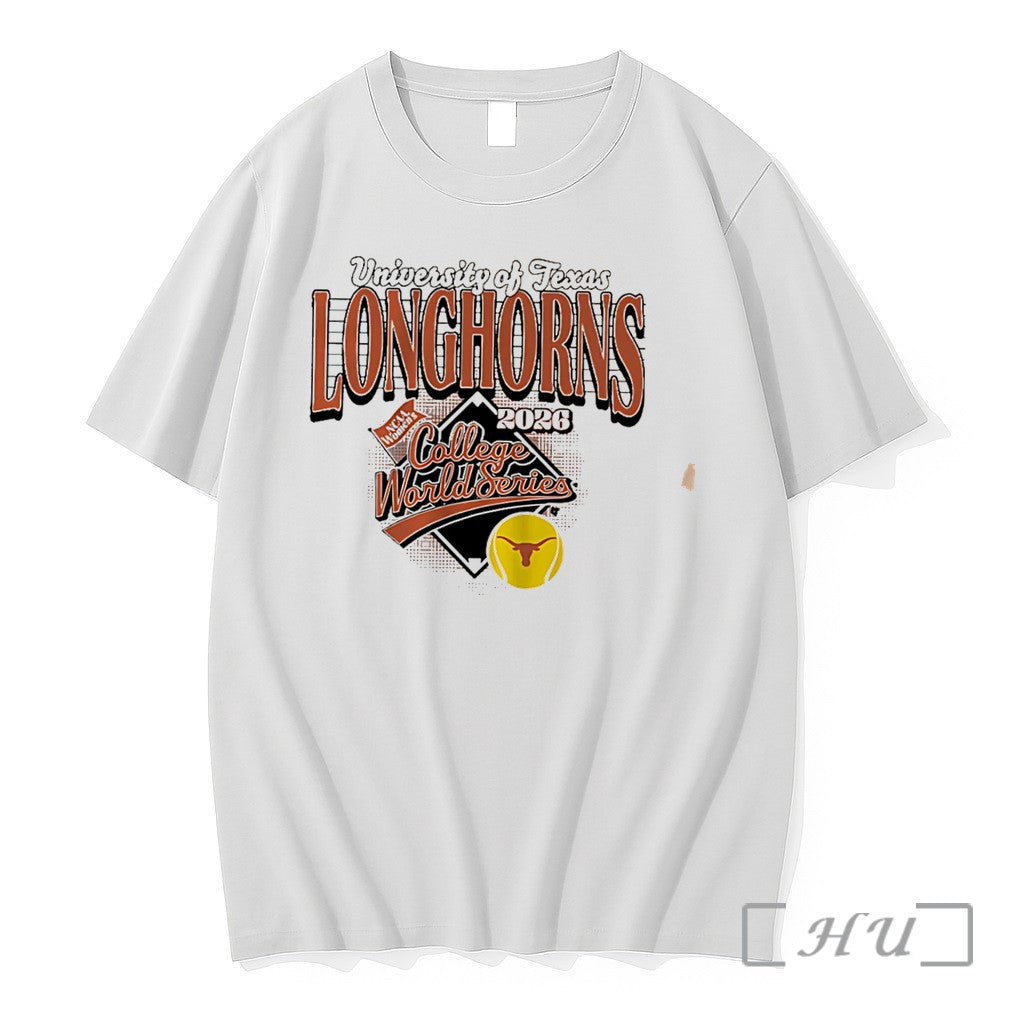 Officials Texas Softball 2026 Womens College World - Adult & Kids T-Shirts, Sweatshirts & Hoodies apparel design preview 1