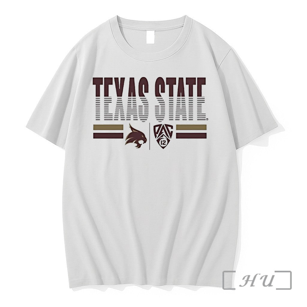 Officials Texas State University Pac 12 2026 - Adult & Kids T-Shirts, Sweatshirts & Hoodies apparel design preview 1