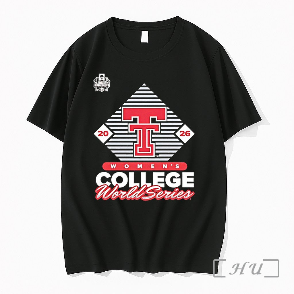 Officials Texas Tech Red Raiders 2026 Ncaa Softball - Adult & Kids T-Shirts, Sweatshirts & Hoodies apparel design preview 1