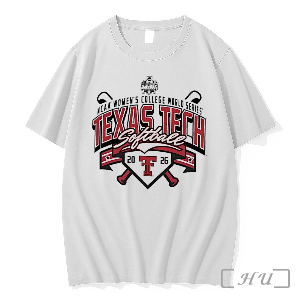 Officials Texas Tech Softball 2026 Ncaa Womens - Adult & Kids T-Shirts, Sweatshirts & Hoodies apparel design preview 1