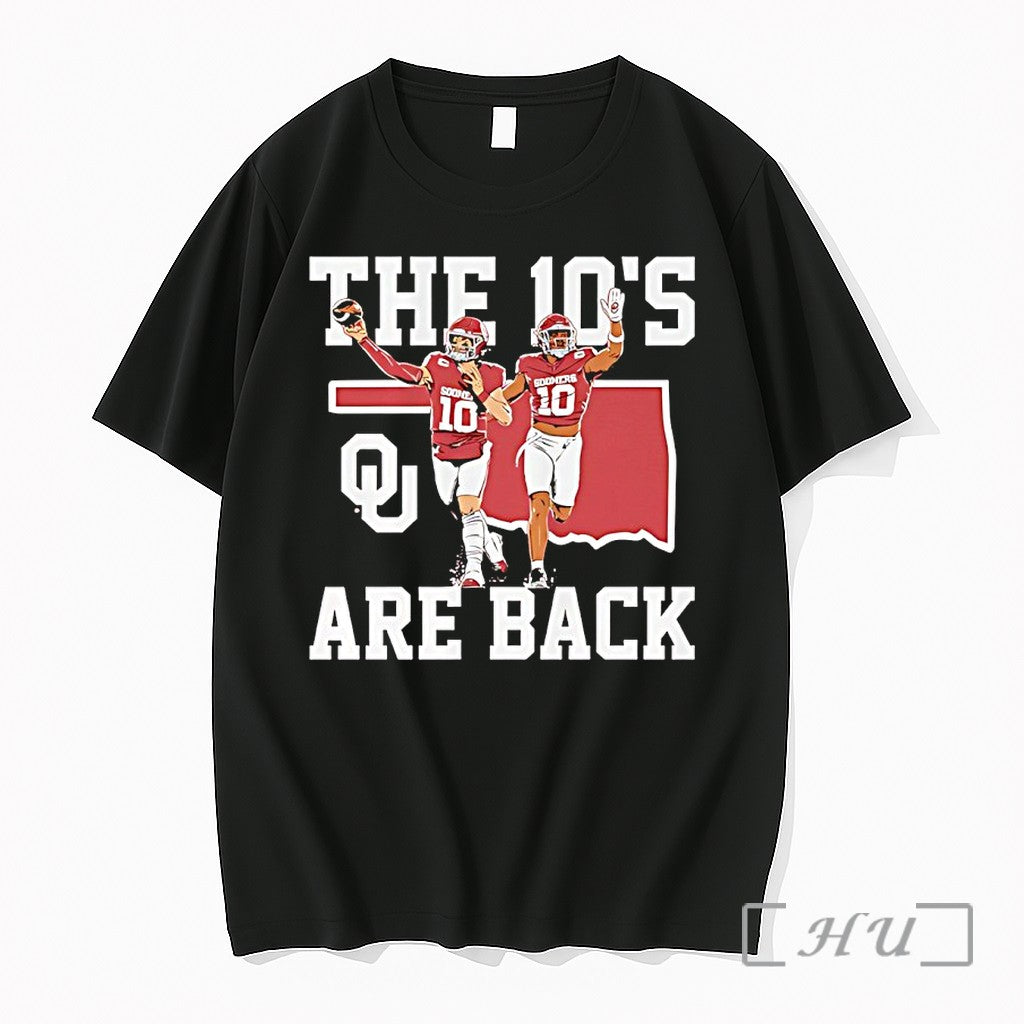 Officials The 10s Are Back Kip Lewis And John Mateer - Adult & Kids T-Shirts, Sweatshirts & Hoodies apparel design preview 1