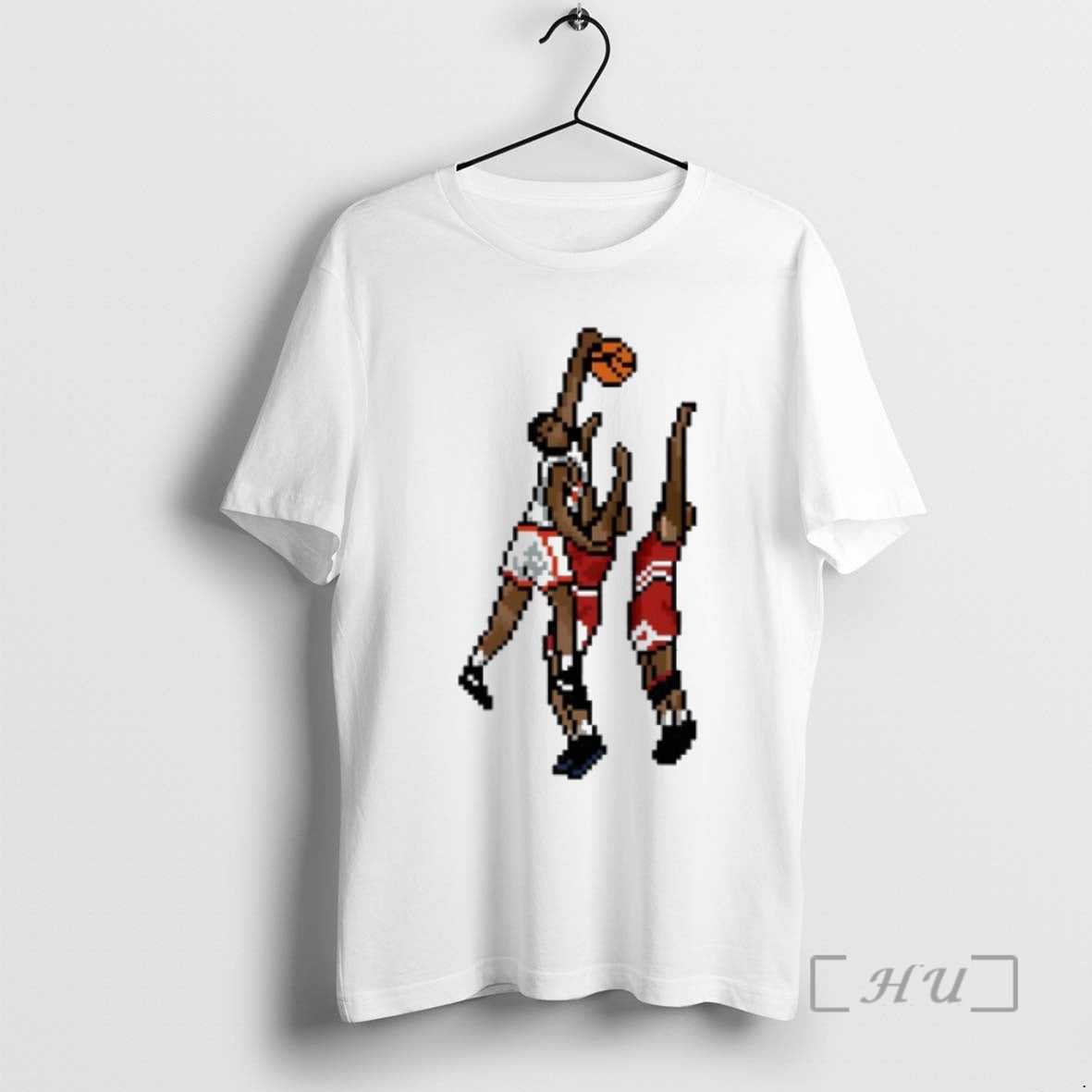 Officials The Dunk Basketball 8bit - Adult & Kids T-Shirts, Sweatshirts & Hoodies apparel design preview 1