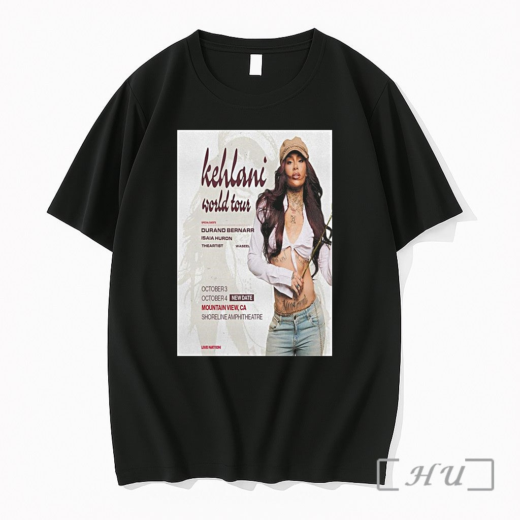 Officials The Kehlani World Tour 2026 Shoreline - Adult & Kids T-Shirts, Sweatshirts & Hoodies apparel design preview 1