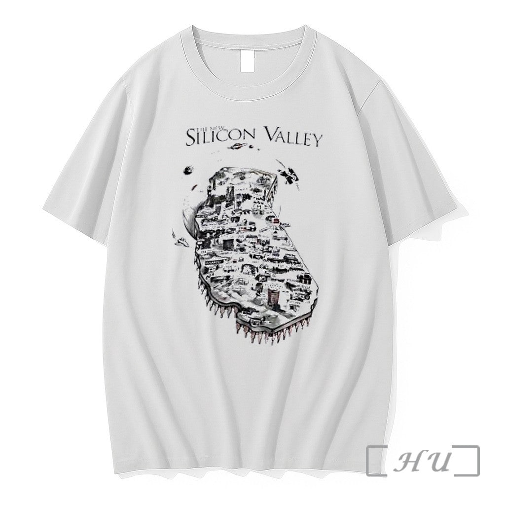 Officials The New Silicon Valley Future Tech Map Chip - Adult & Kids T-Shirts, Sweatshirts & Hoodies apparel design preview 1