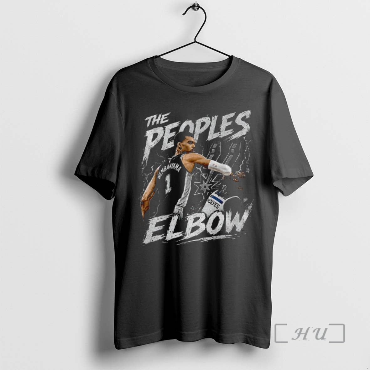 Officials The Peoples Elbow Victor Wembanyama San - Adult & Kids T-Shirts, Sweatshirts & Hoodies apparel design preview 1