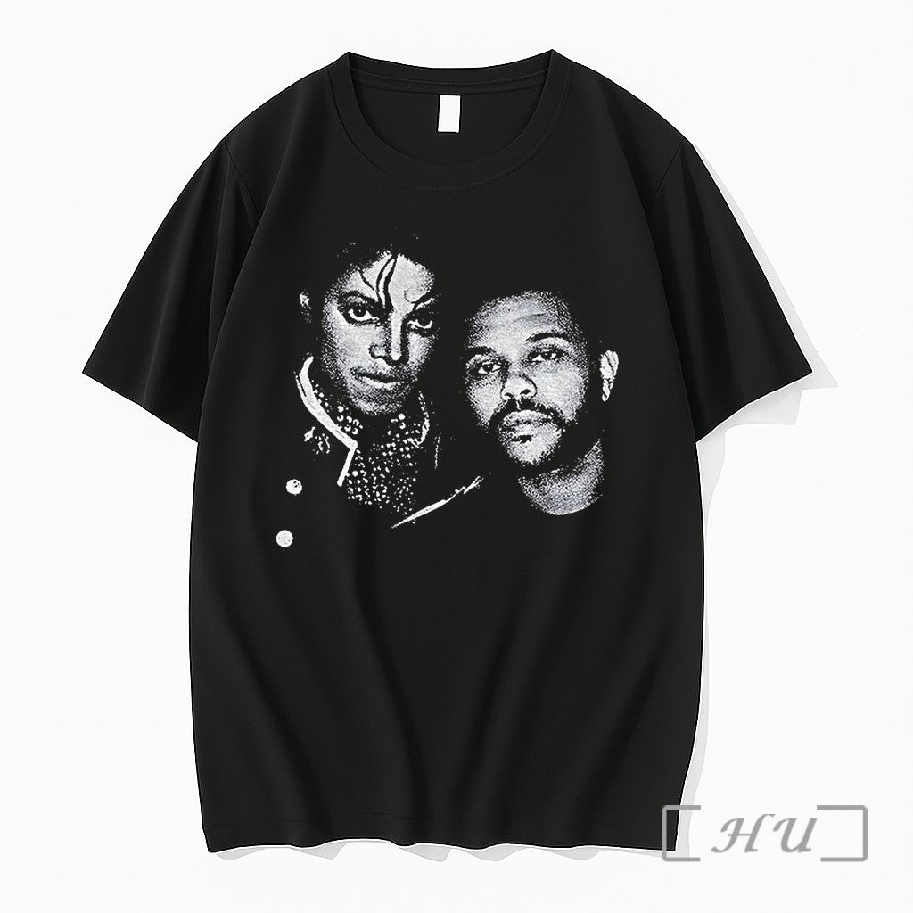 Officials The Weeknd Mj Selfie Photo Vintage - Adult & Kids T-Shirts, Sweatshirts & Hoodies apparel design preview 1