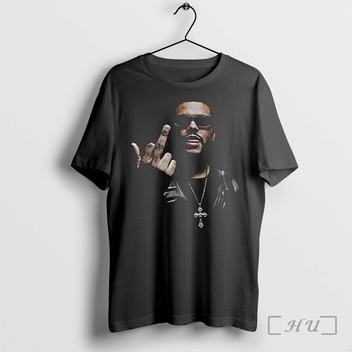 Officials The Weeknd Middle Finger Blinding Lights - Adult & Kids T-Shirts, Sweatshirts & Hoodies apparel design preview 1