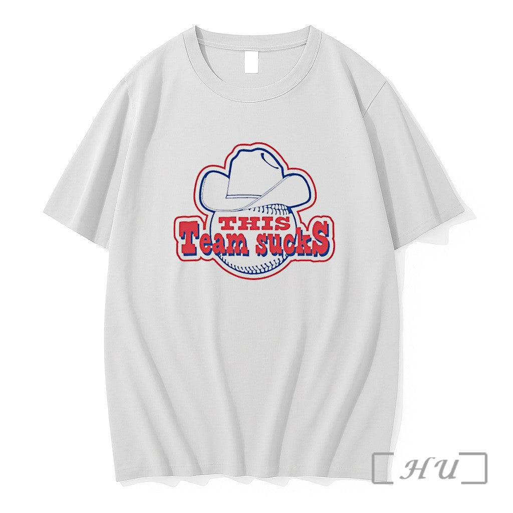 Officials This Team Sucks Baseball Cowboy Premium - Adult & Kids T-Shirts, Sweatshirts & Hoodies apparel design preview 1