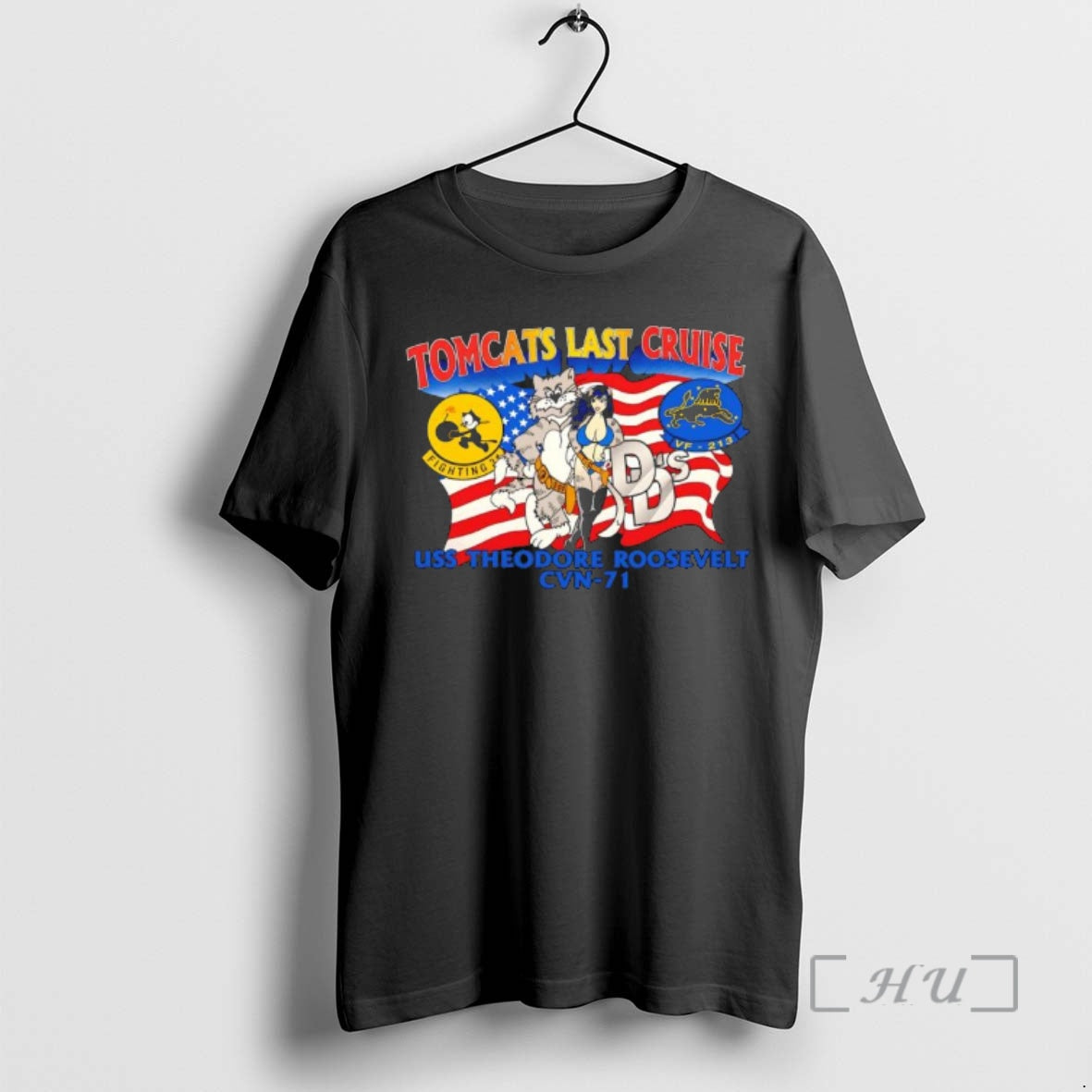 Officials Tomcatters Last Cruise Uss Theodore - Adult & Kids T-Shirts, Sweatshirts & Hoodies apparel design preview 1