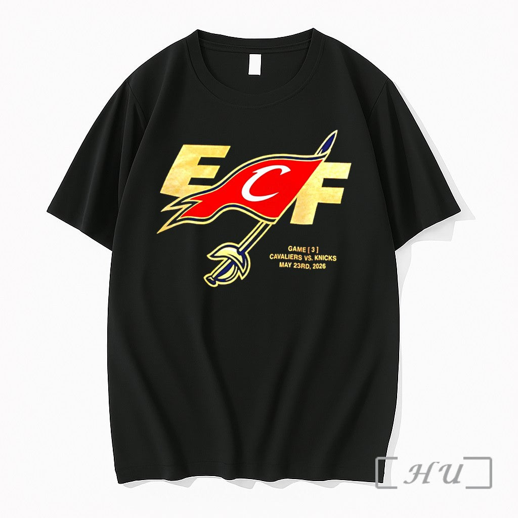 Officials Travis Kelce Knicks Cavaliers Game 3 Ecf - Adult & Kids T-Shirts, Sweatshirts & Hoodies apparel design preview 1