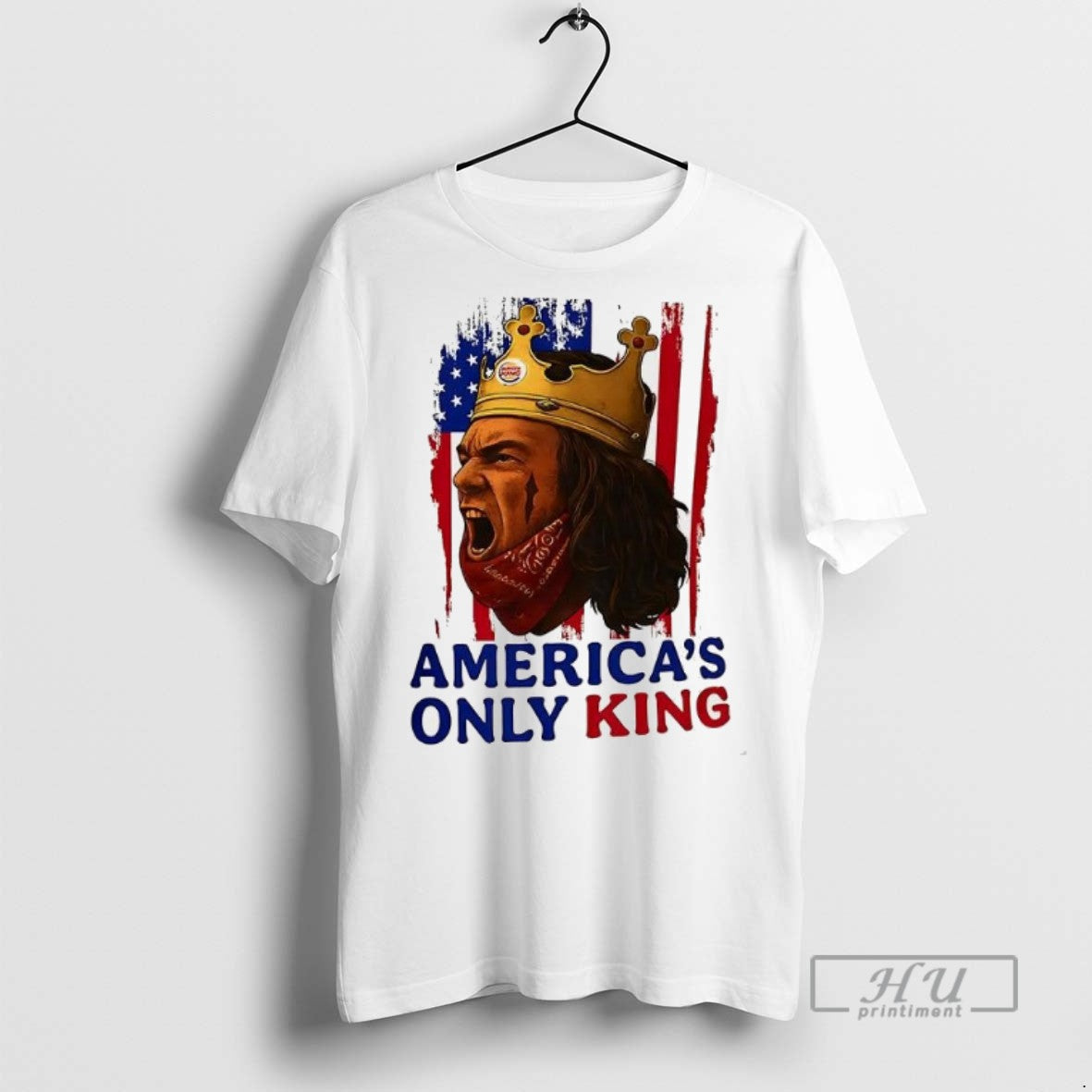 Officials Trending Americas Only King Graphic - Adult & Kids T-Shirts, Sweatshirts & Hoodies apparel design preview 1