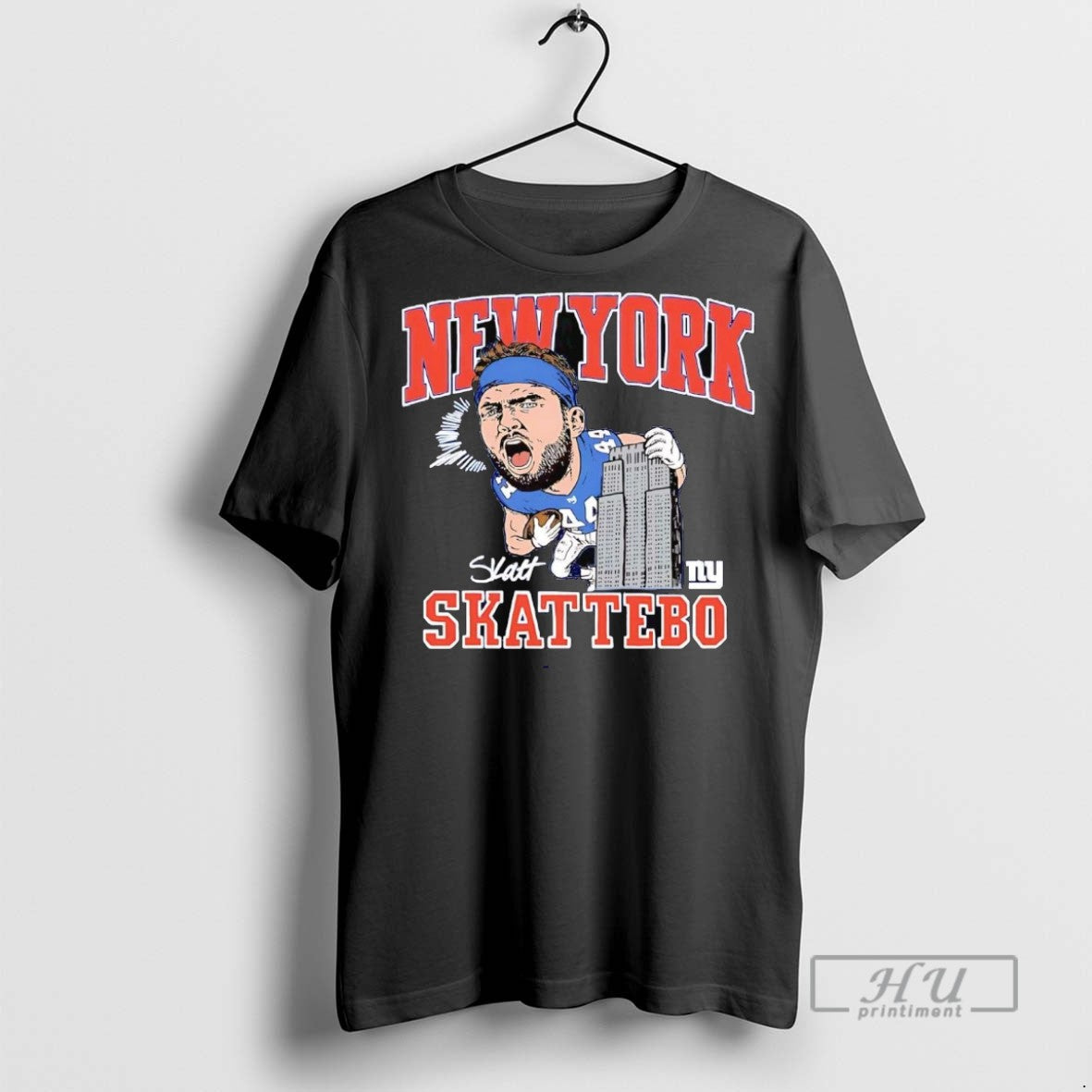 Officials Trending Cam Skattebo Screaming Caricature - Adult & Kids T-Shirts, Sweatshirts & Hoodies apparel design preview 1