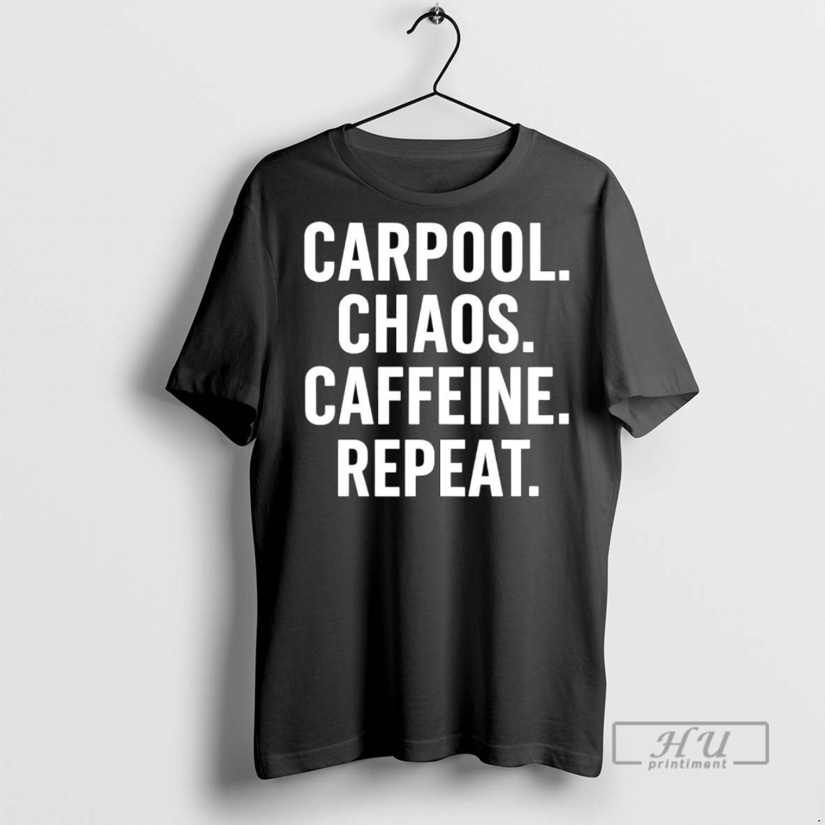 Officials Trending Carpool Chaos Caffeine Repeat - Adult & Kids T-Shirts, Sweatshirts & Hoodies apparel design preview 1
