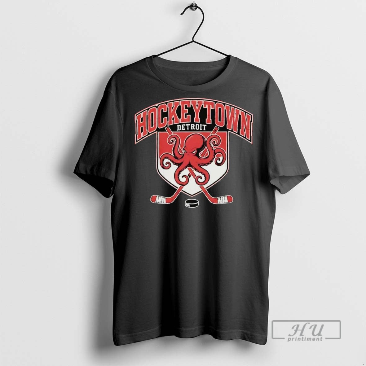 Officials Trending Detroit Red Wings Octopus - Adult & Kids T-Shirts, Sweatshirts & Hoodies apparel design preview 1