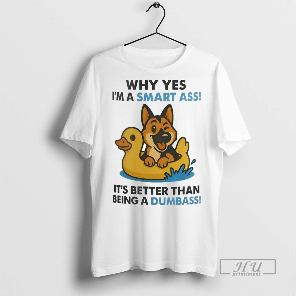 Officials Trending German Shepherd Why Yes Im A Smart - Adult & Kids T-Shirts, Sweatshirts & Hoodies apparel design preview 1
