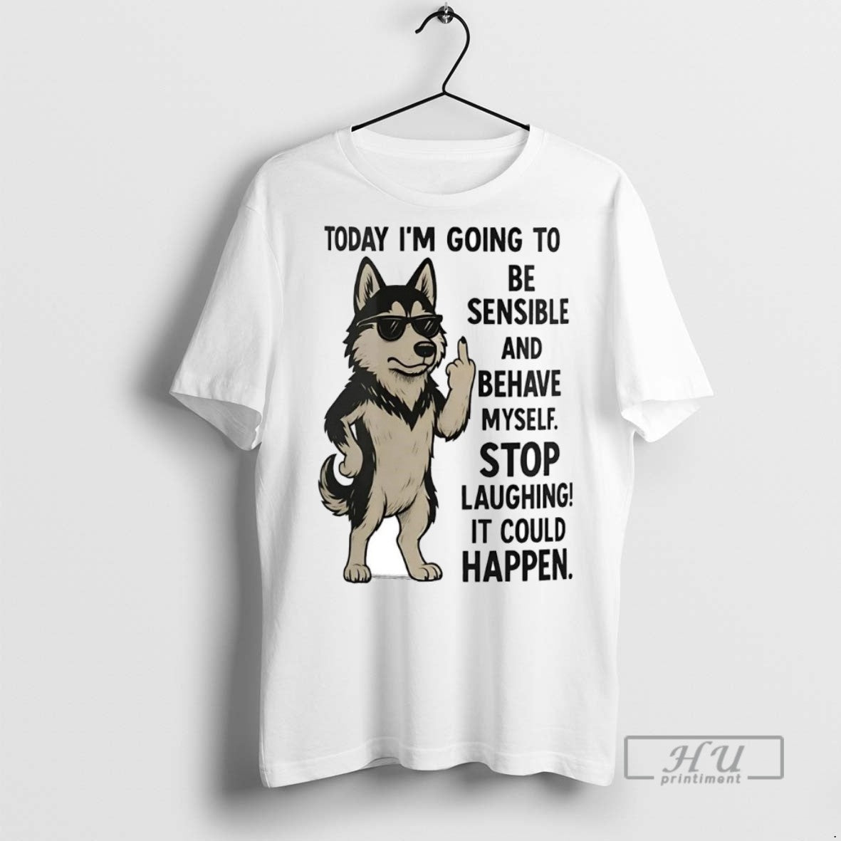 Officials Trending Husky Today Im Going To Be - Adult & Kids T-Shirts, Sweatshirts & Hoodies apparel design preview 1