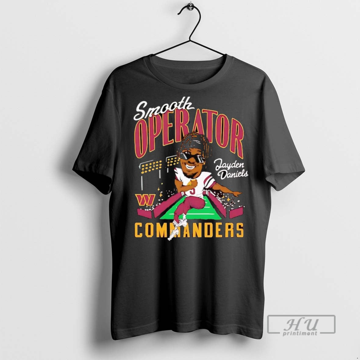 Officials Trending Jayden Daniels Smooth Operator - Adult & Kids T-Shirts, Sweatshirts & Hoodies apparel design preview 1
