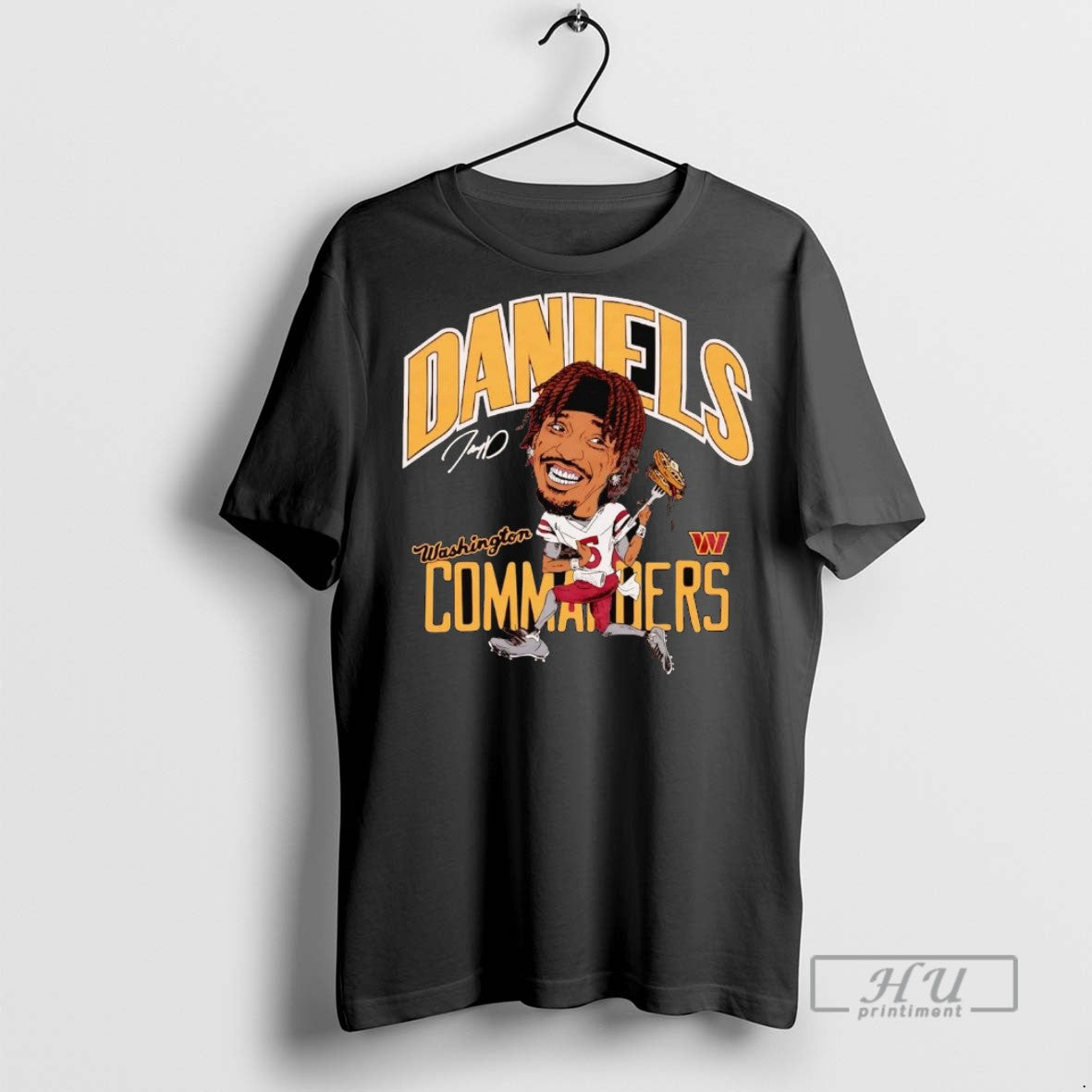 Officials Trending Jayden Daniels Superstar Waffles - Adult & Kids T-Shirts, Sweatshirts & Hoodies apparel design preview 1