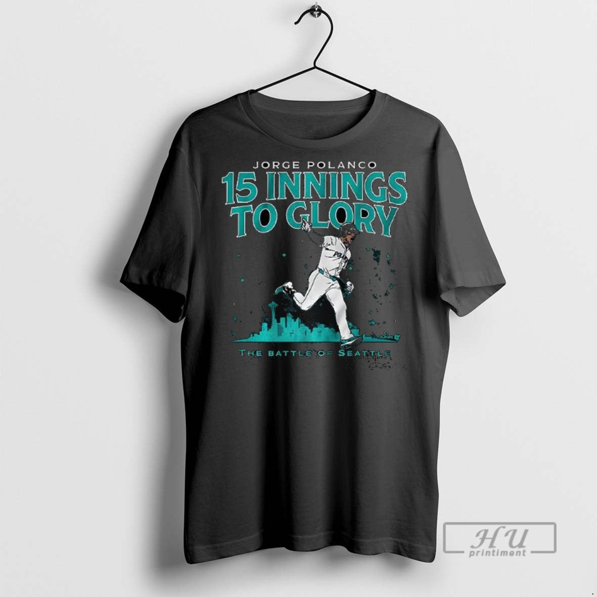 Officials Trending Jorge Polanco 15 Innings To Glory - Adult & Kids T-Shirts, Sweatshirts & Hoodies apparel design preview 1