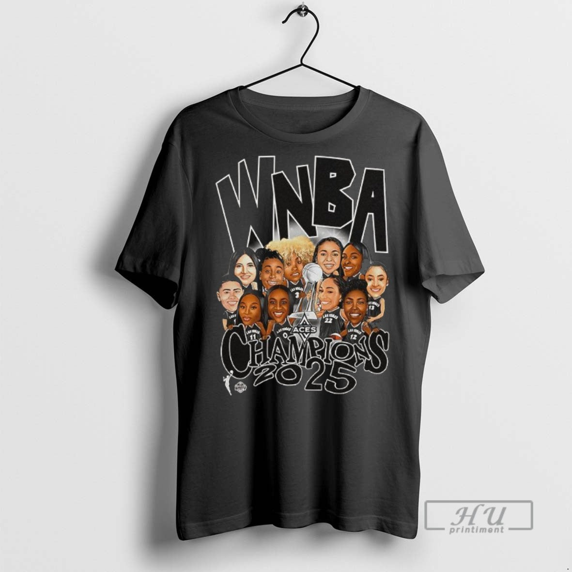 Officials Trending Las Vegas Aces 2025 Wnba Champs - Adult & Kids T-Shirts, Sweatshirts & Hoodies apparel design preview 1