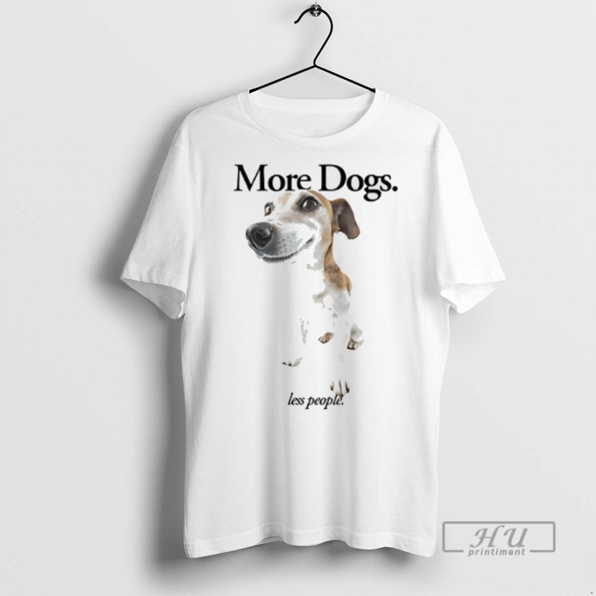Officials Trending More Dogs Less People Graphic - Adult & Kids T-Shirts, Sweatshirts & Hoodies apparel design preview 1