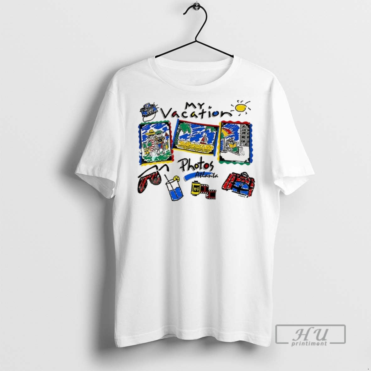Officials Trending My Vacation Photos Atlanta Graphic - Adult & Kids T-Shirts, Sweatshirts & Hoodies apparel design preview 1