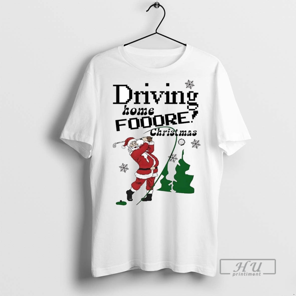 Officials Trending Santa Golf Driving Home For - Adult & Kids T-Shirts, Sweatshirts & Hoodies apparel design preview 1