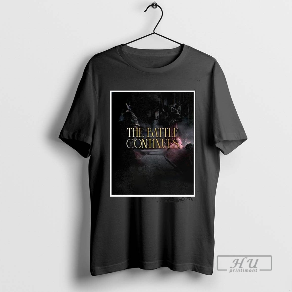 Officials Trending The Battle Continues Graphic - Adult & Kids T-Shirts, Sweatshirts & Hoodies apparel design preview 1