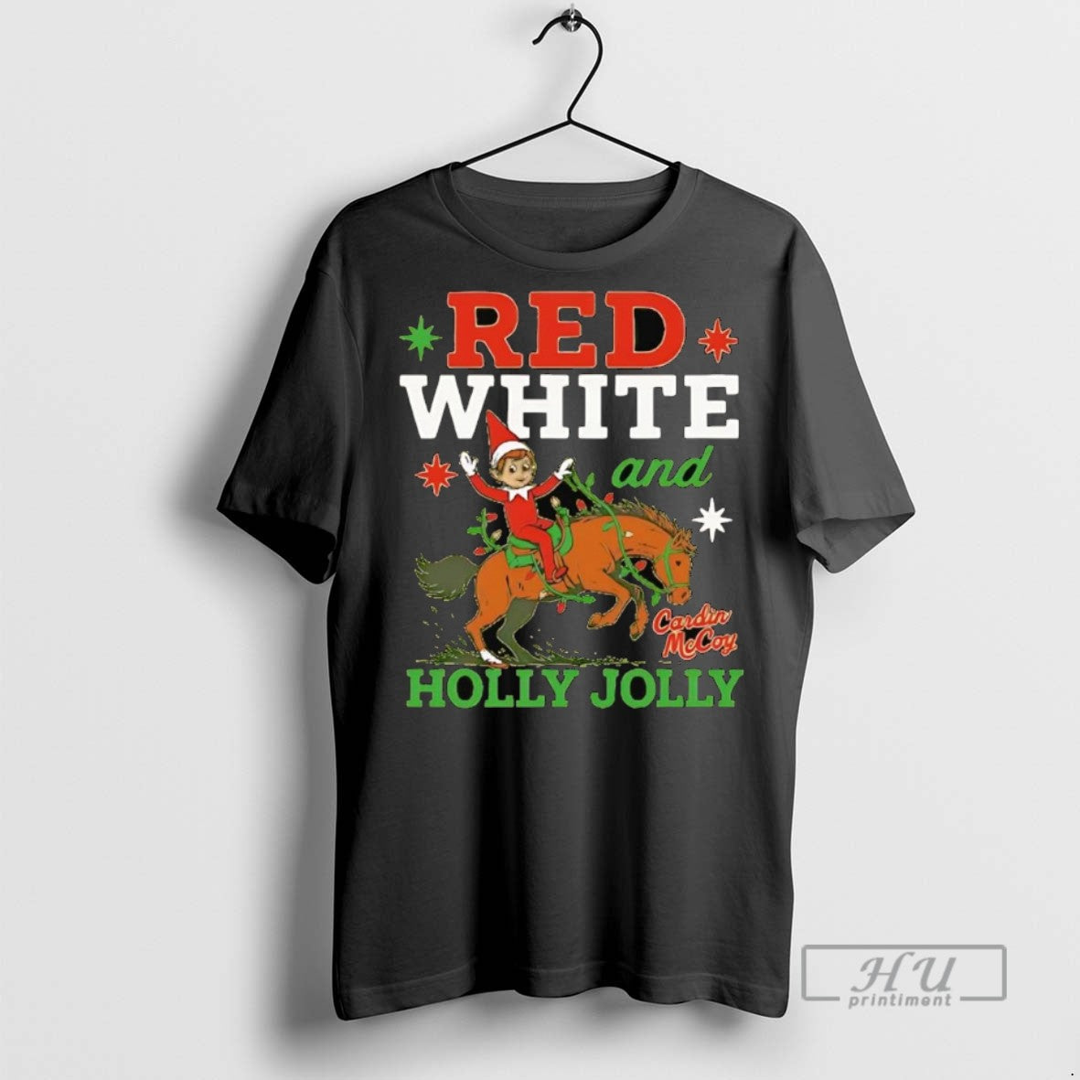 Officials Trending The Elf Red White And Holly Jolly - Adult & Kids T-Shirts, Sweatshirts & Hoodies apparel design preview 1