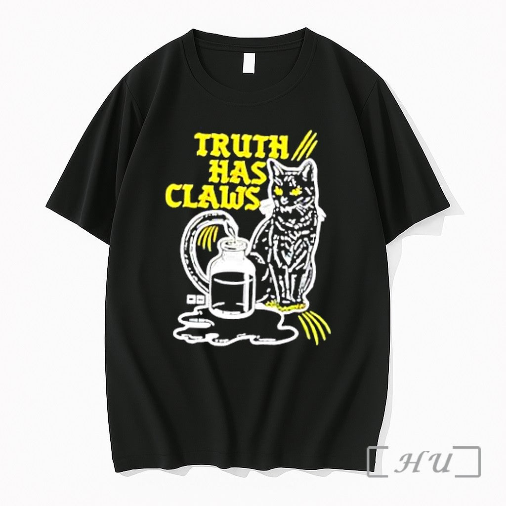 Officials Truth Has Claws Cat And Inkwell Premium - Adult & Kids T-Shirts, Sweatshirts & Hoodies apparel design preview 1