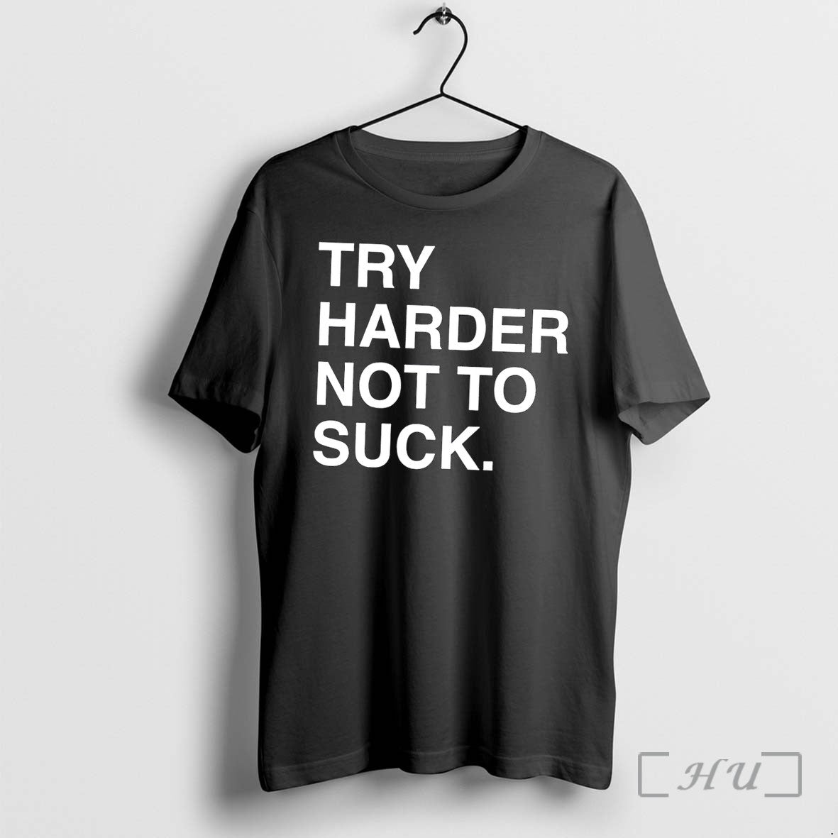 Officials Try Harder Not To Suck Black Premium - Adult & Kids T-Shirts, Sweatshirts & Hoodies apparel design preview 1