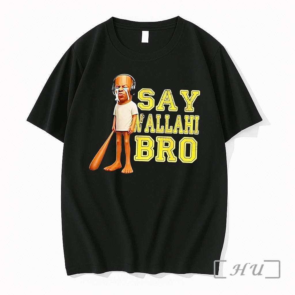 Officials Tyler The Creator Crying Say Wallahi Bro - Adult & Kids T-Shirts, Sweatshirts & Hoodies apparel design preview 1