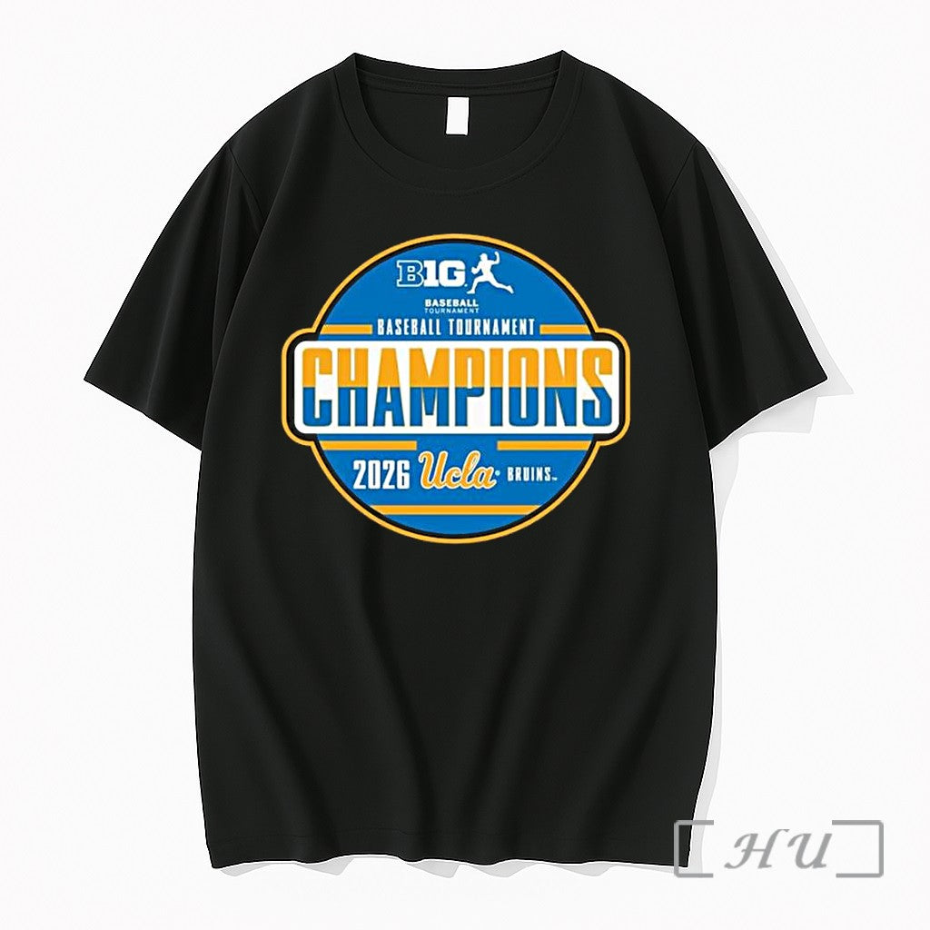 Officials Ucla Bruins 2026 Big Ten Baseball - Adult & Kids T-Shirts, Sweatshirts & Hoodies apparel design preview 1