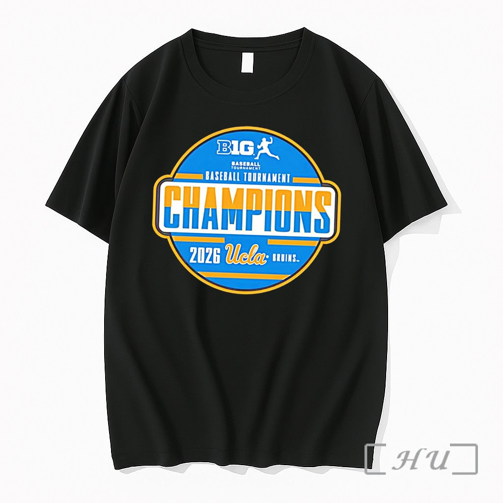 Officials Ucla Bruins 2026 Big Ten Baseball - Adult & Kids T-Shirts, Sweatshirts & Hoodies apparel design preview 1