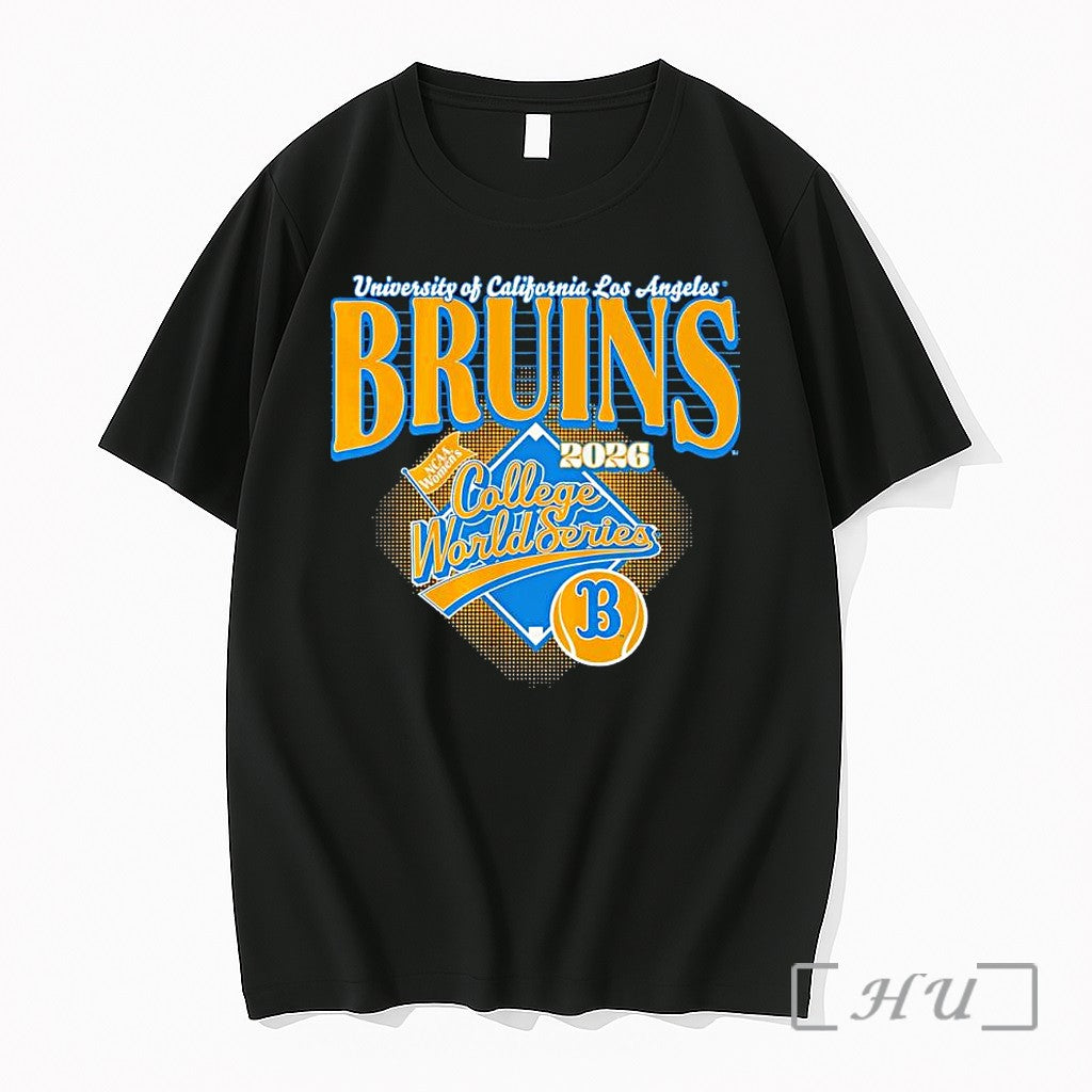 Officials Ucla Bruins 2026 Ncaa Womens College World - Adult & Kids T-Shirts, Sweatshirts & Hoodies apparel design preview 1