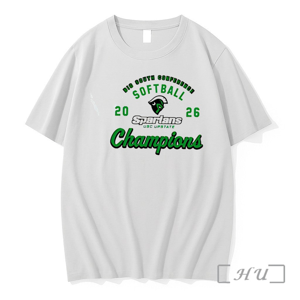 Officials Usc Upstate Spartans 2026 Big South - Adult & Kids T-Shirts, Sweatshirts & Hoodies apparel design preview 1