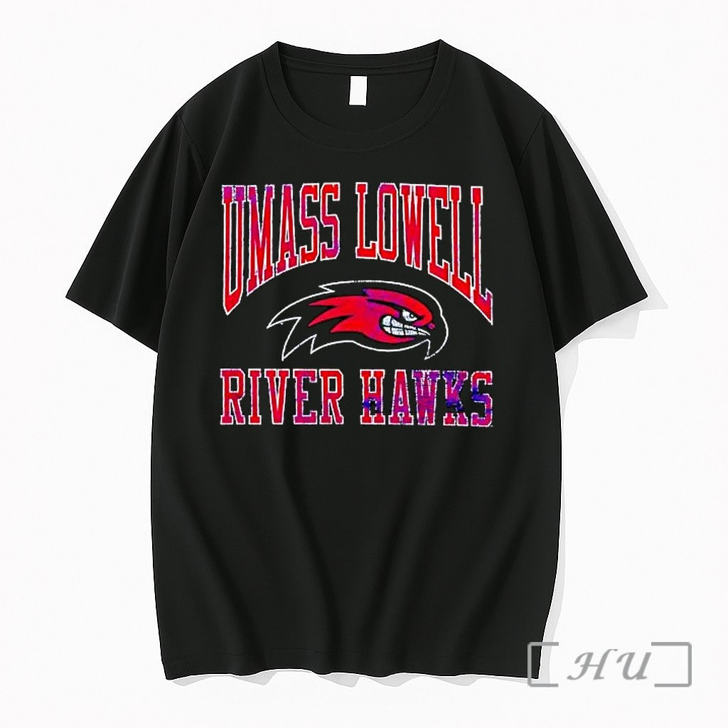 Officials Umass Lowell River Hawks Vintage Premium - Adult & Kids T-Shirts, Sweatshirts & Hoodies apparel design preview 1