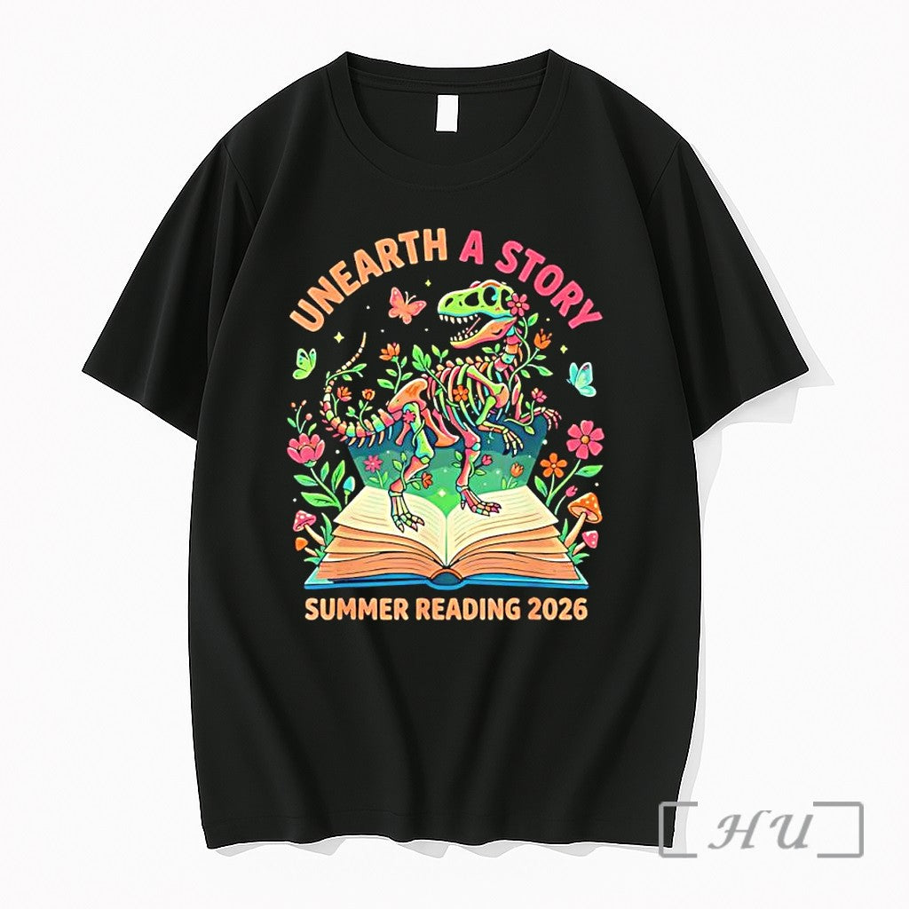 Officials Unearth A Story 2026 Summer Reading - Adult & Kids T-Shirts, Sweatshirts & Hoodies apparel design preview 1