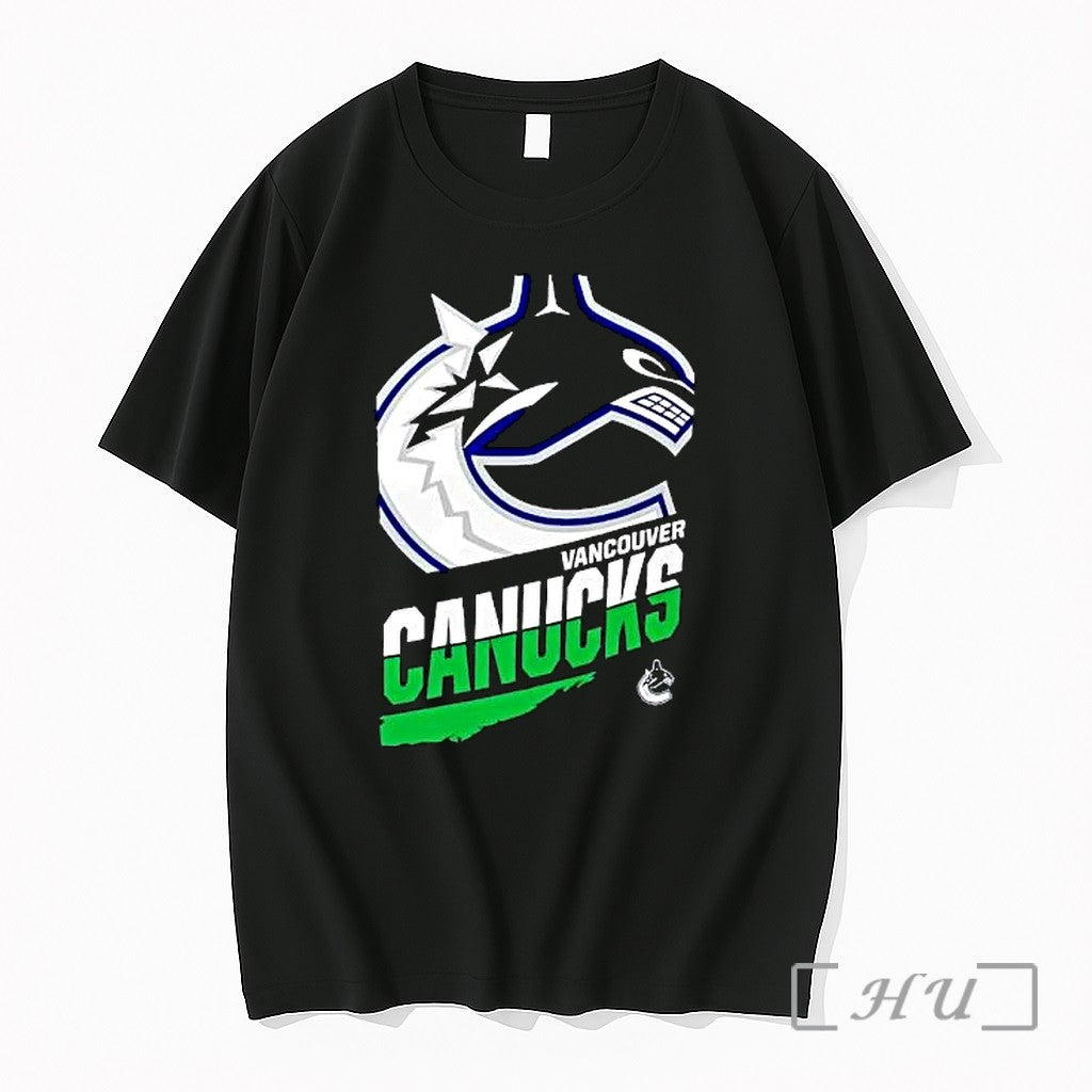 Officials Vancouver Canucks Orca Logo Graphic - Adult & Kids T-Shirts, Sweatshirts & Hoodies apparel design preview 1