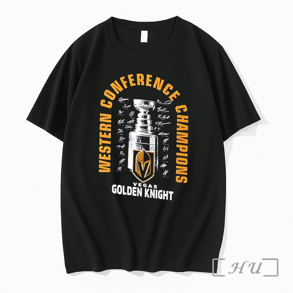 Officials Vegas Golden Knights 2026 Nhl Western - Adult & Kids T-Shirts, Sweatshirts & Hoodies apparel design preview 1