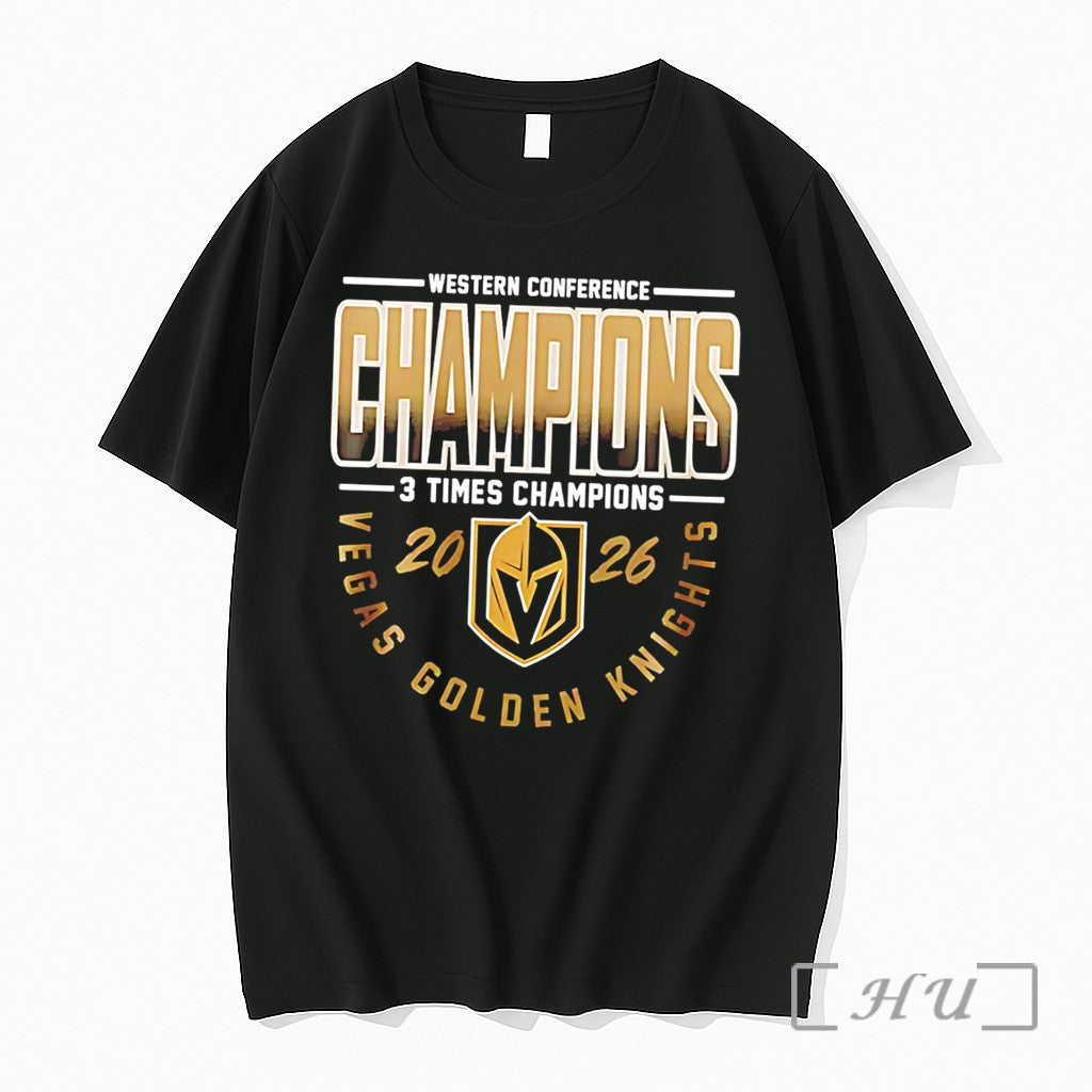 Officials Vegas Golden Knights Western Conference - Adult & Kids T-Shirts, Sweatshirts & Hoodies apparel design preview 1